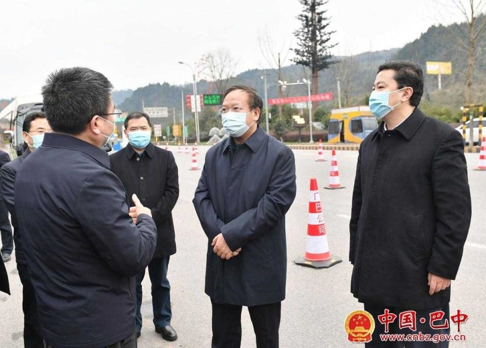 杨洪波到巴中市指导疫情防控工作