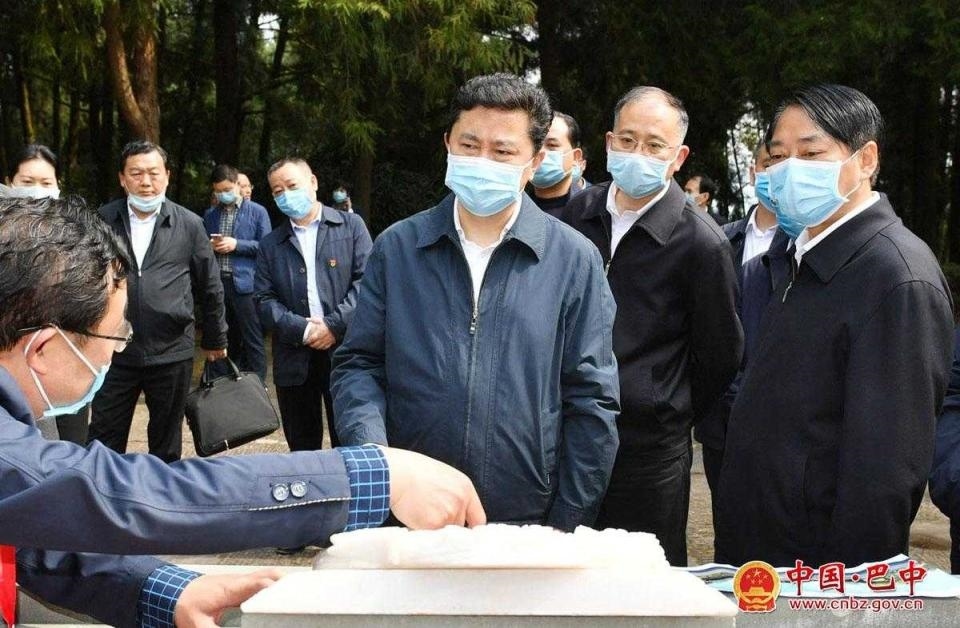 罗增斌到通江县调研督导川陕革命根据地红军烈士陵园整体提升工作