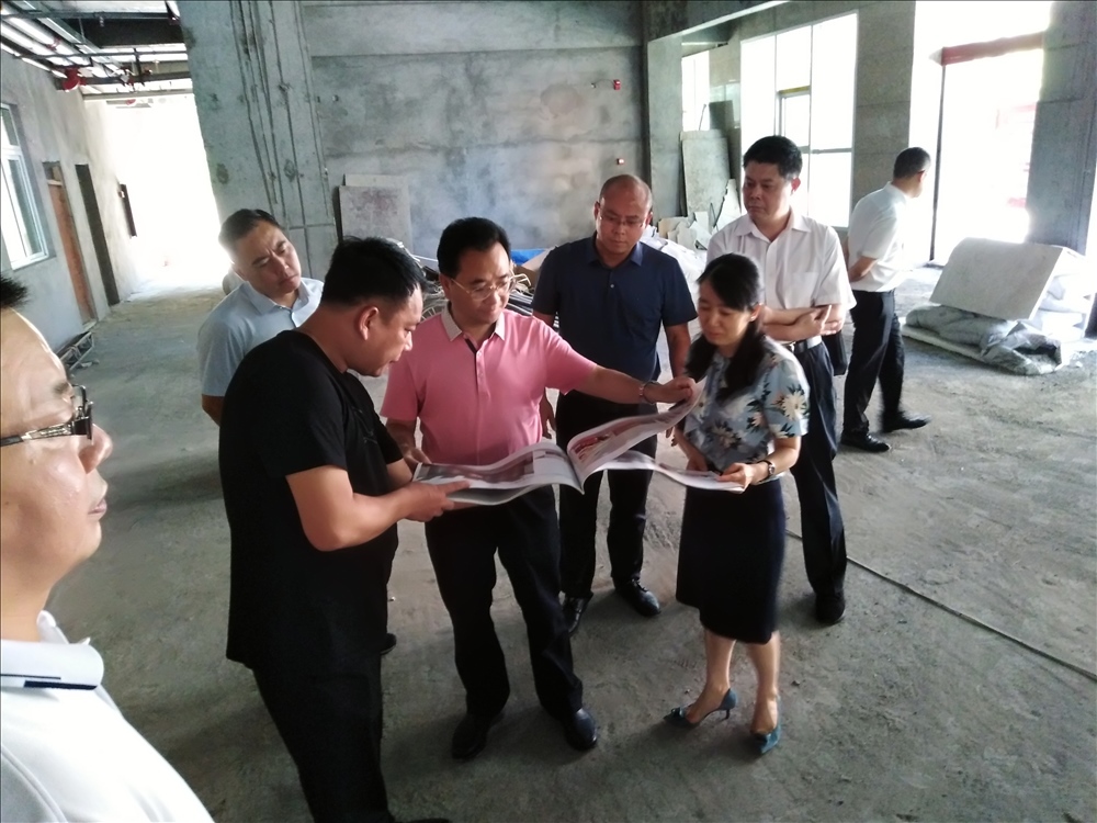 邱成平调研市红十字会备灾救灾中心和康复医院建设项目