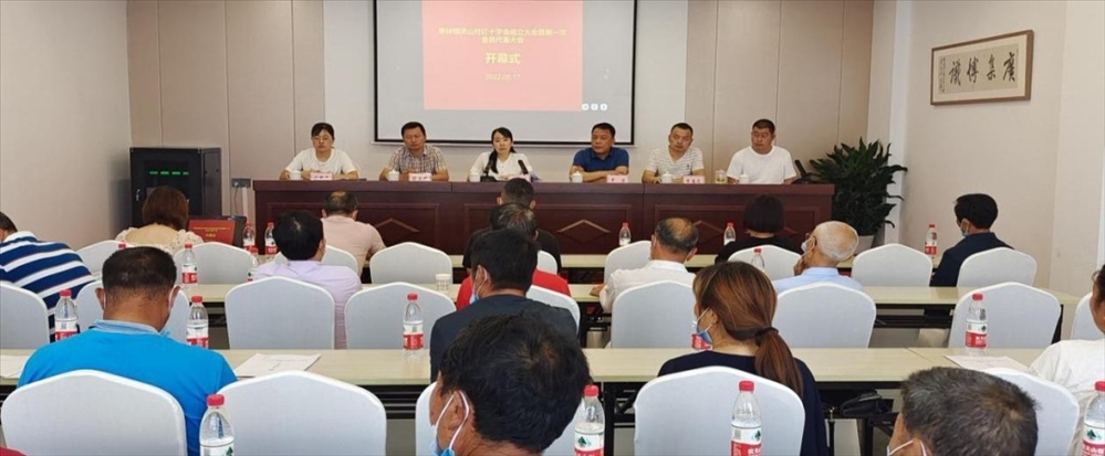 巴州区枣林镇灵山村红十字会成立暨第一次会员代表大会召开